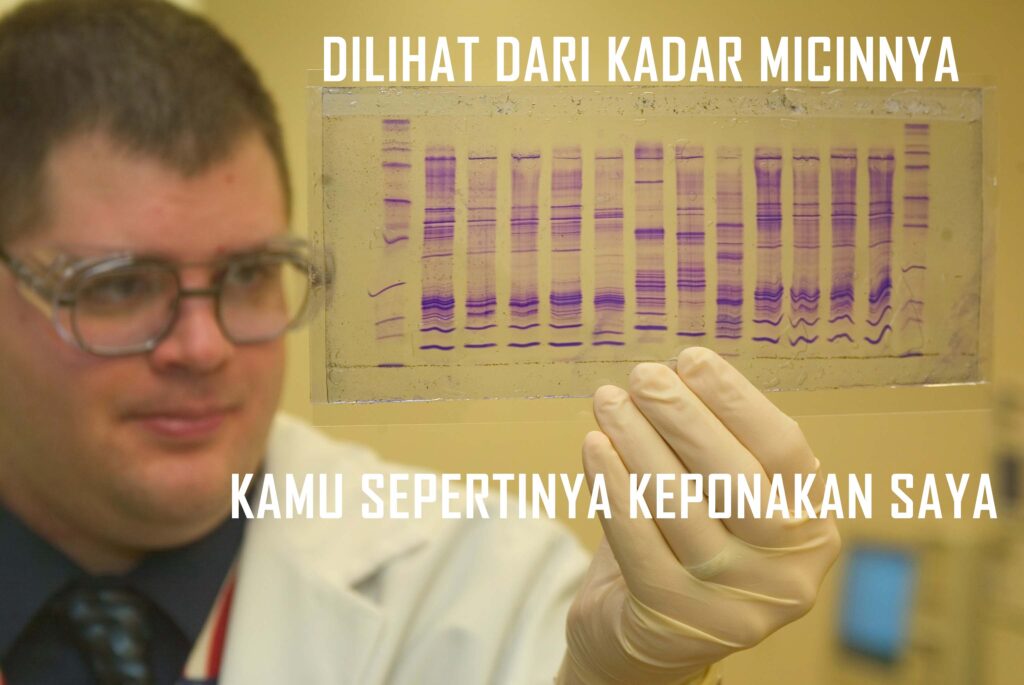Tes kadar micin dalam DNA