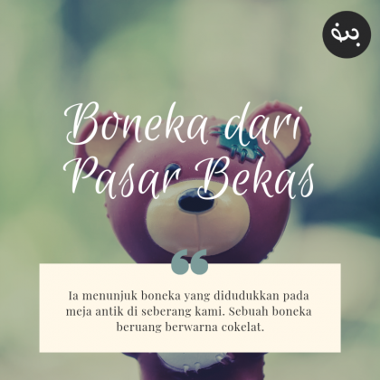 Awalnya Boneka  Bekas di Pasar itu Dibeli karena Lucu  tapi  