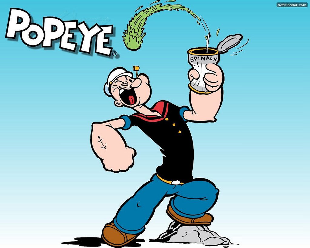 Siapa yang suka bayam gara-gara nonton Popeye?